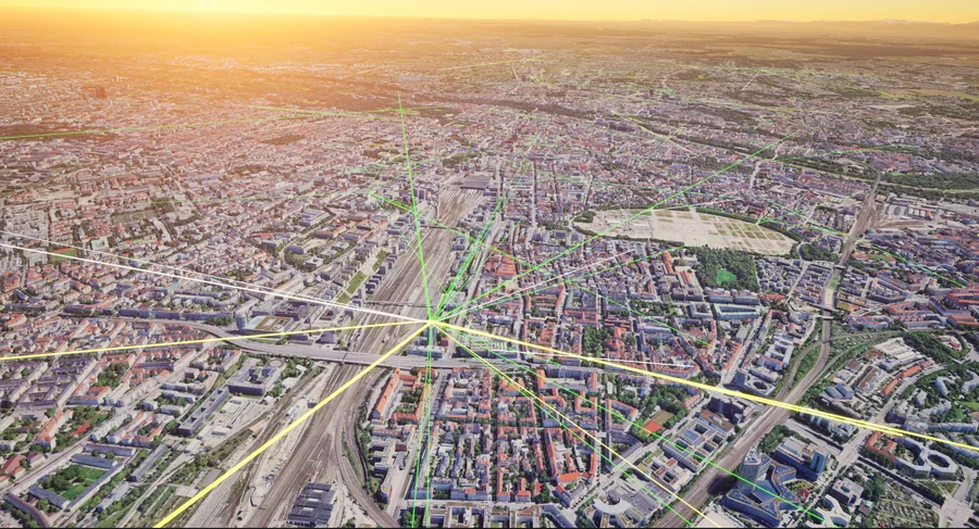 Existing network data transformed into a ConVis twin