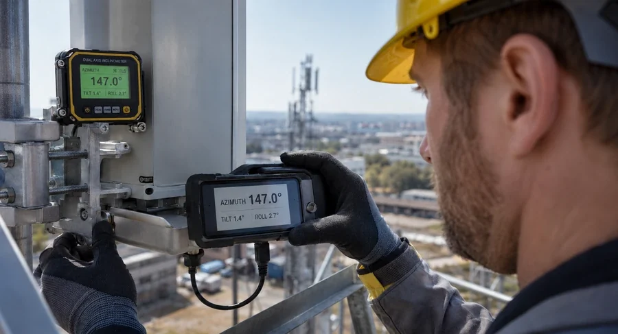 Targeted on-site measurement for network infrastructure